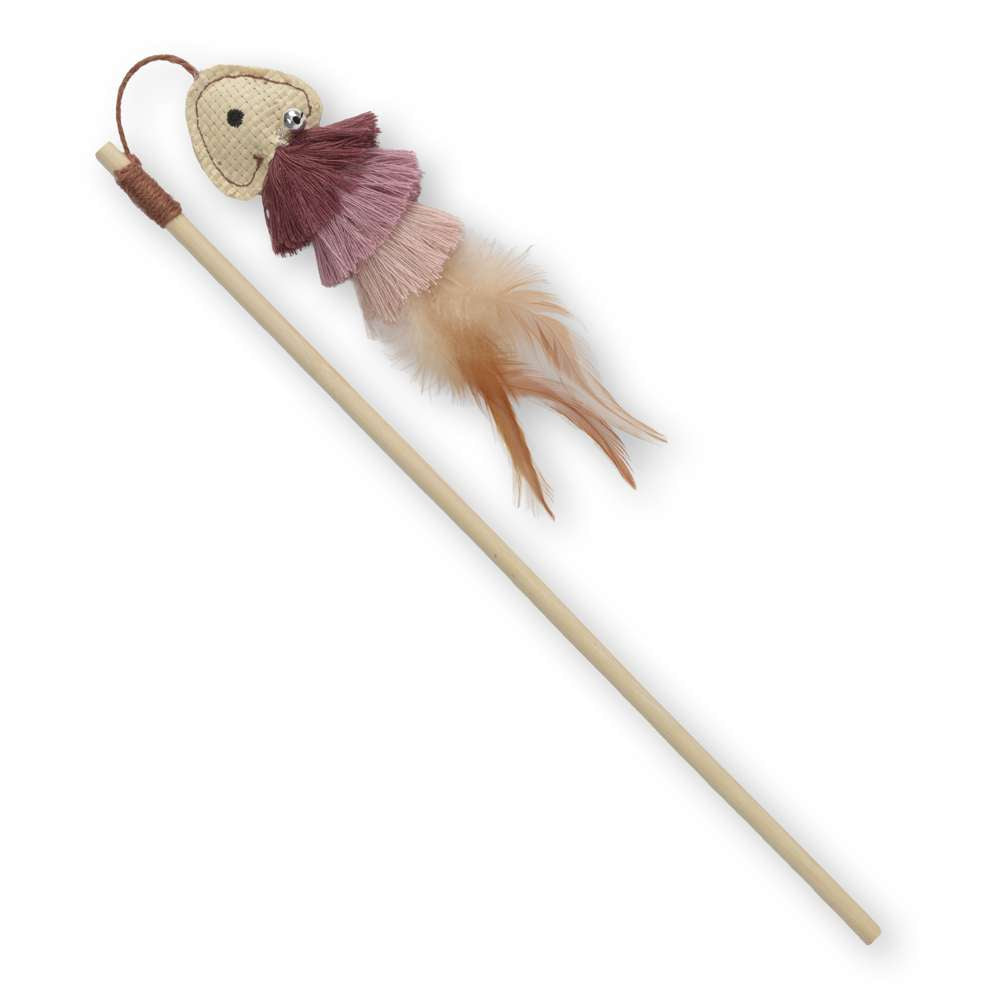 Varita Catit Fish con cola de plumas