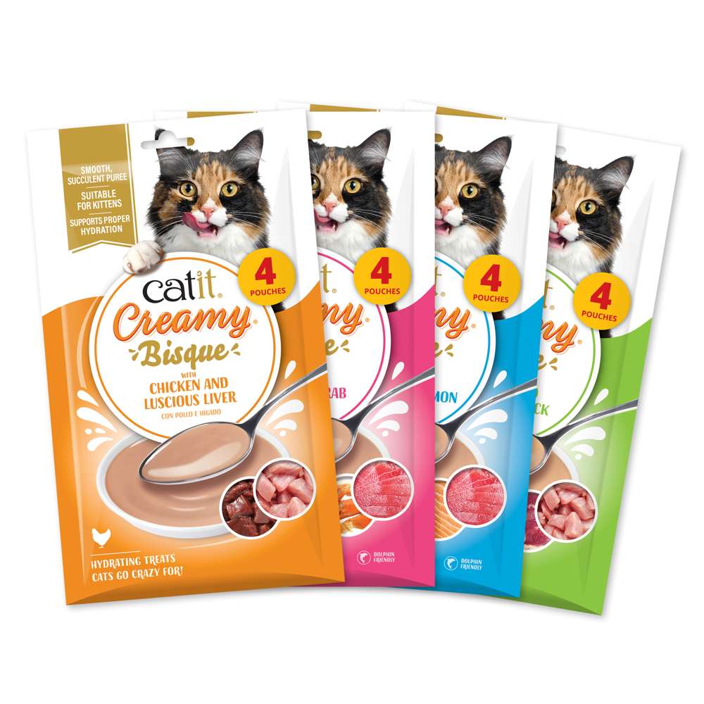 Puré suave y cremoso Catit Creamy Bisque